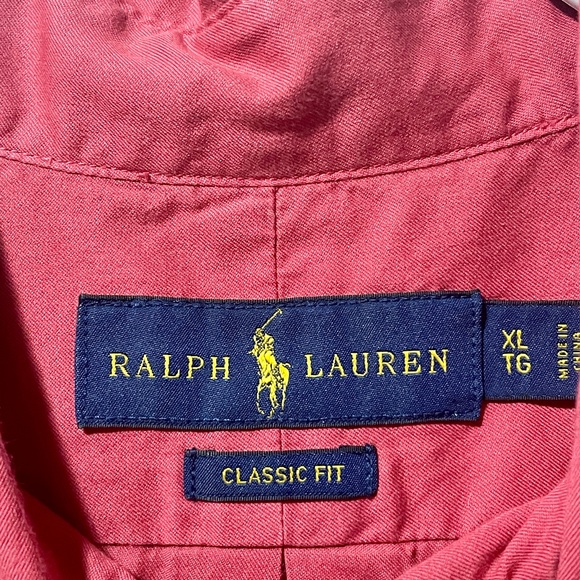 Ralph Lauren Classic Fit Mens Button Up Shirt Size XL - Picture 2 of 3